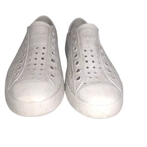 Native Light Gray Perforated Slip-Ons Women's Size 9 Some Stains